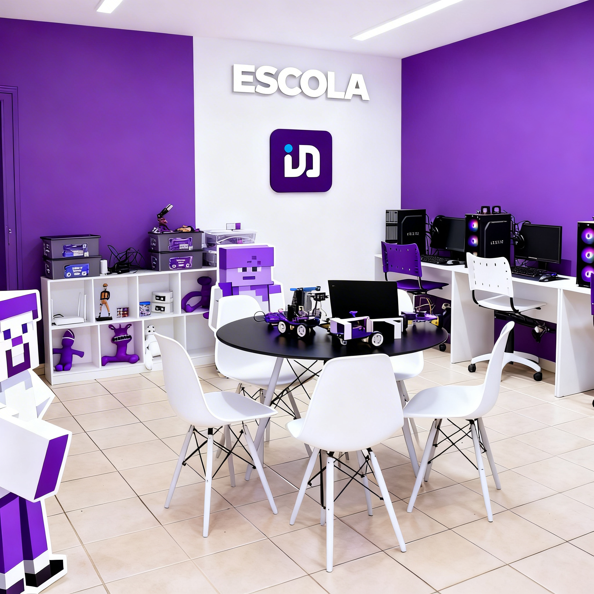 Interior Escola iD